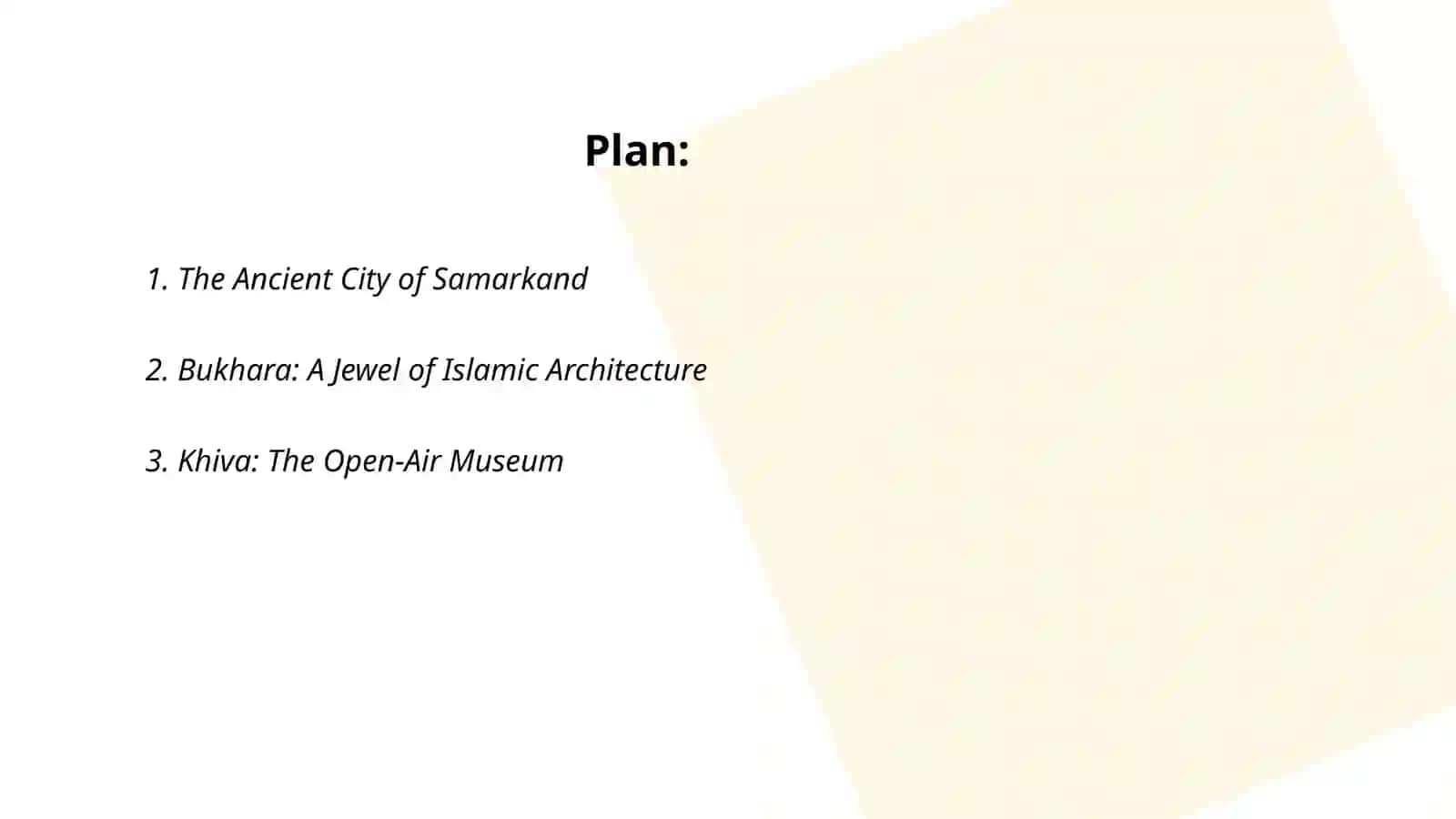 Historical cities of Uzbekistan 2