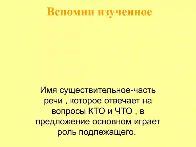 Имя существительное 2
