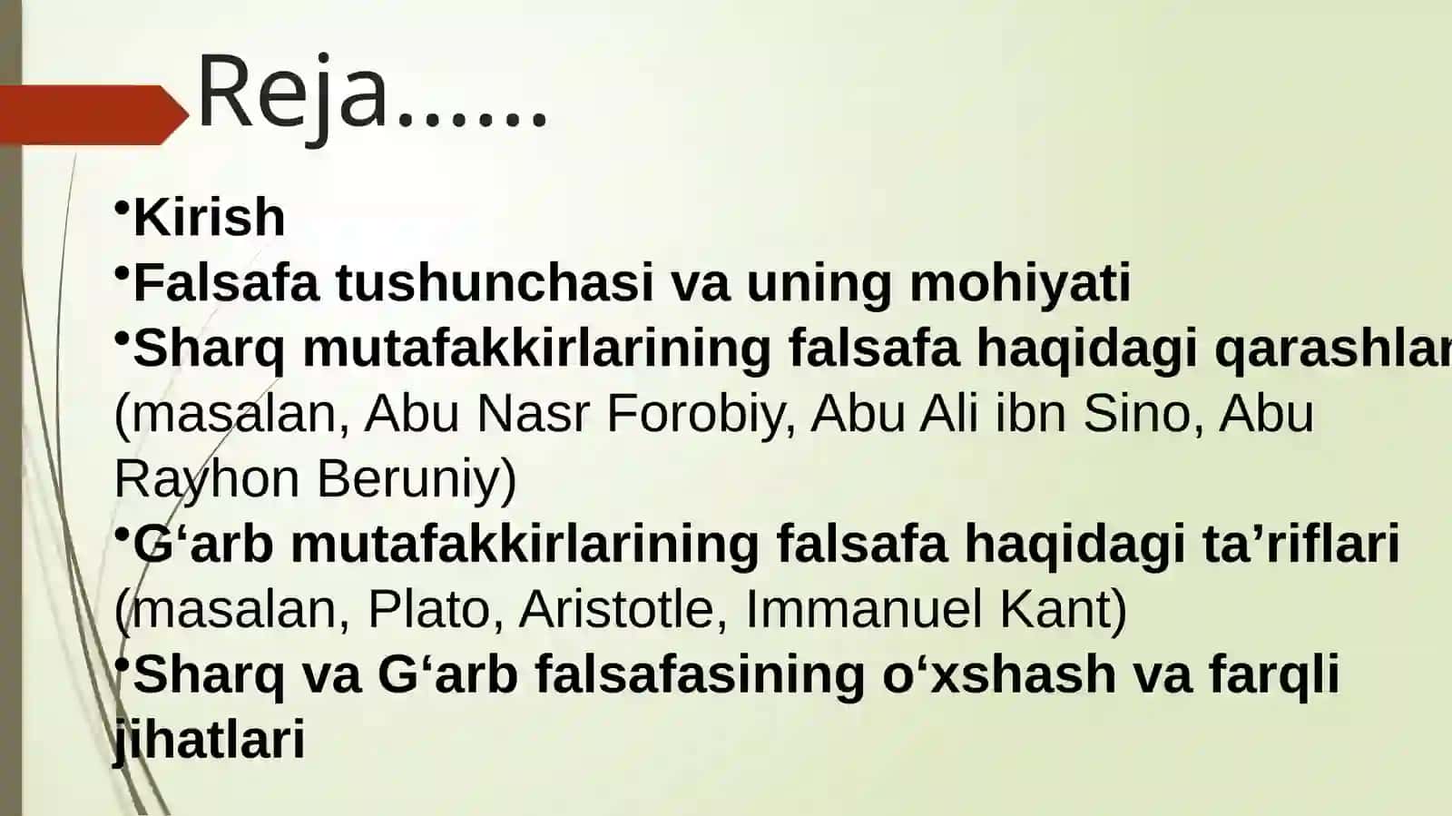 Falsafa tushunchasi 2