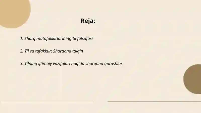 Sharq mutafakkirlarining til haqidagi qarashlari 2