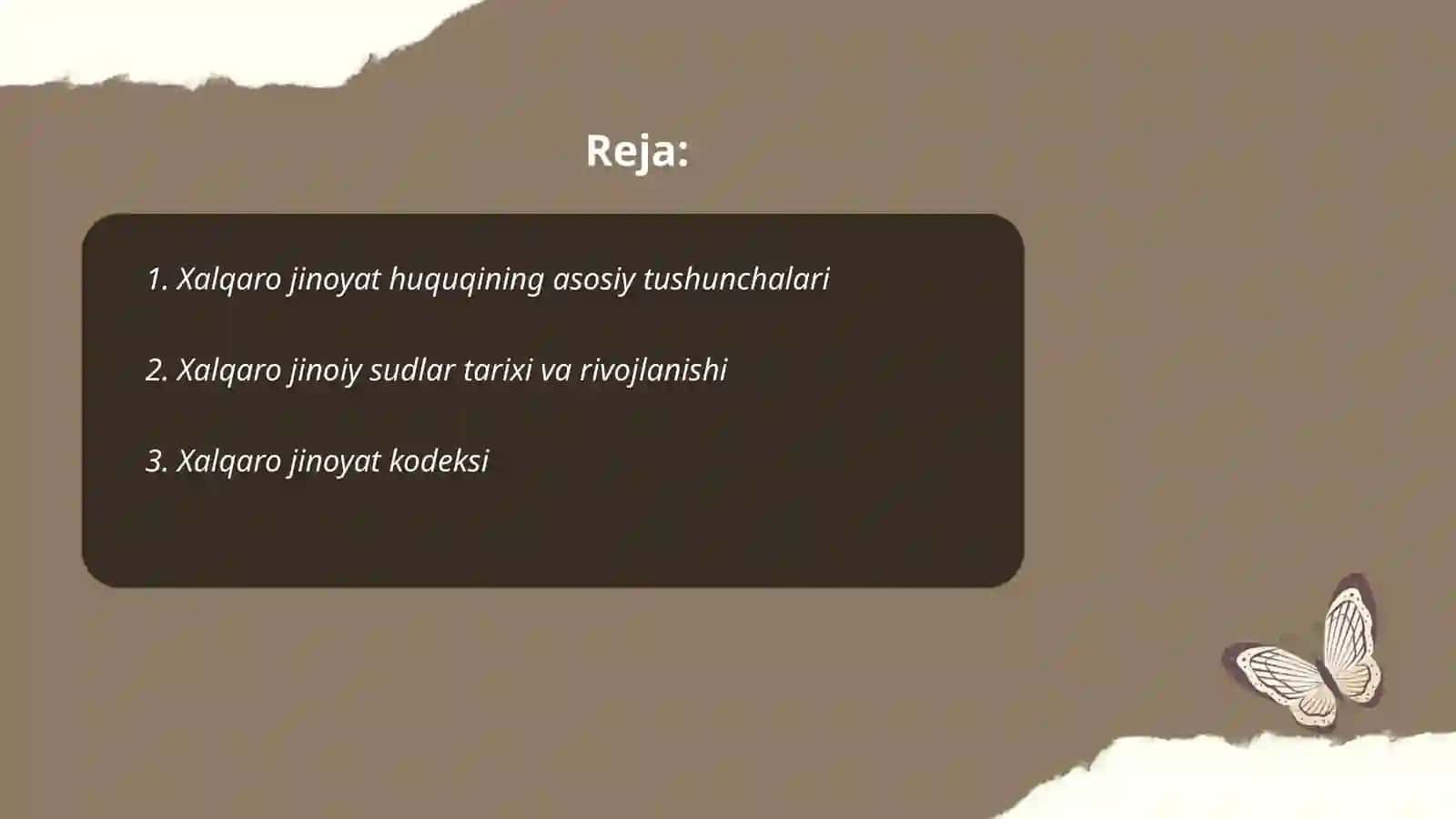 Xalqaro jinoyat huquqi 2