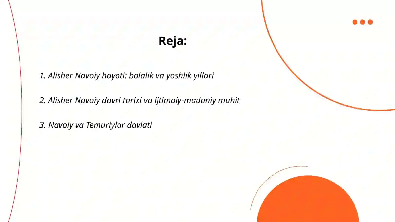 Alisher Navoiy hayoti va ijodi 2