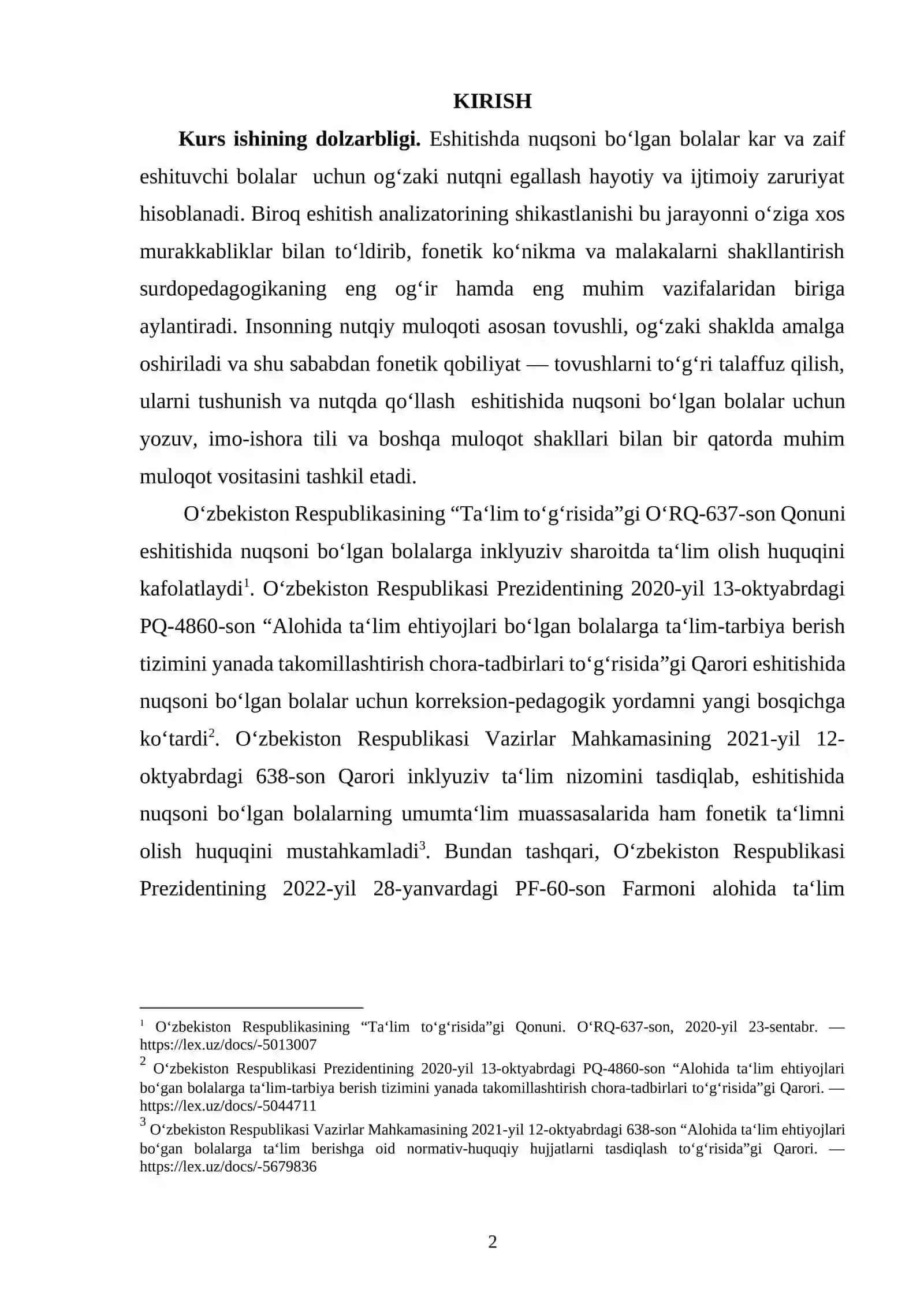 SURDOPEDAGOGIKADA FONETIKA OʻQITISHNING NAZARIY ASOSLARI 2