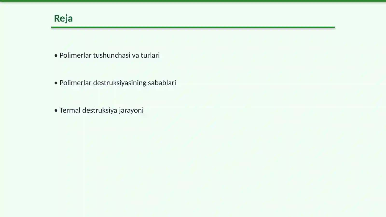 Polimerlar destruksiyasi 2