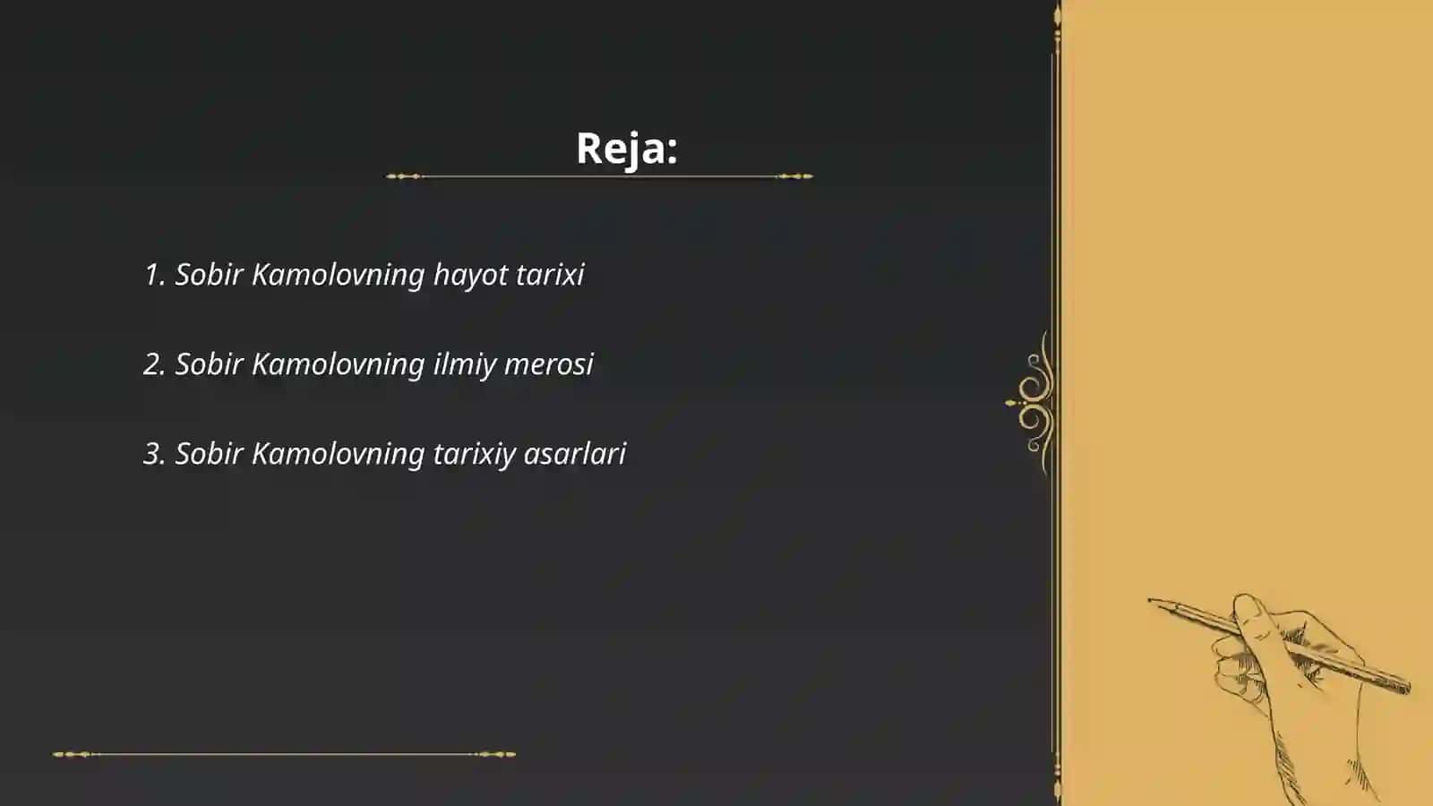 Sobir Kamolovning hayot tarixi 2