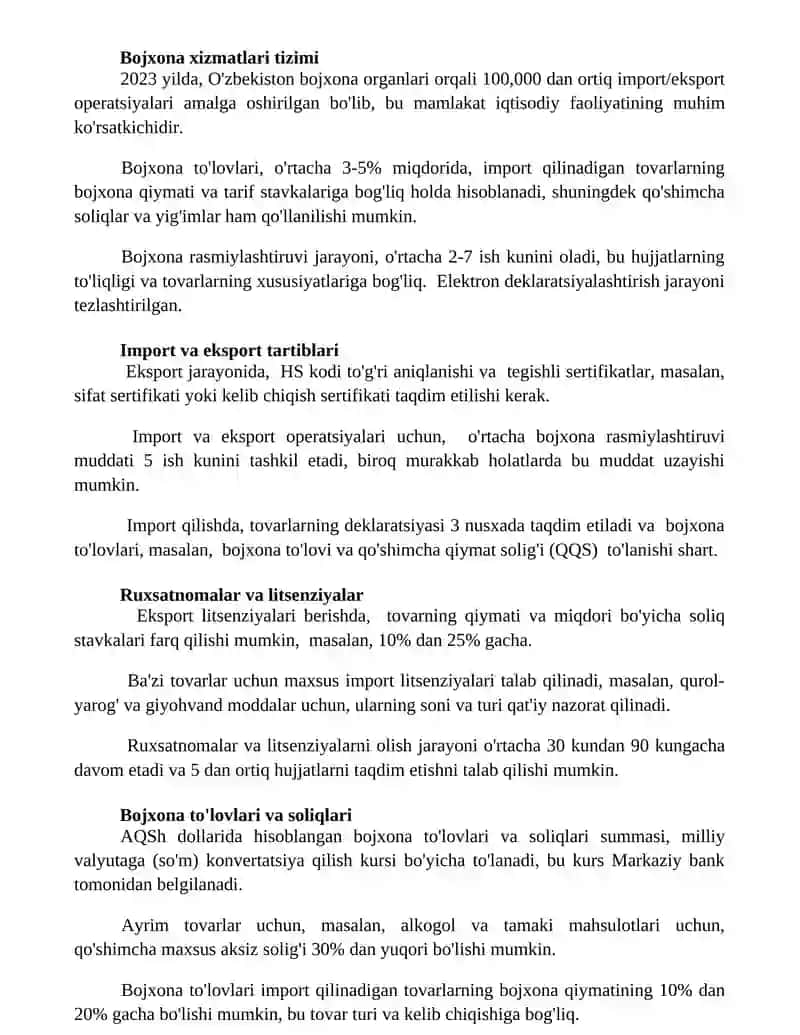 Bojxona hizmatlari 2