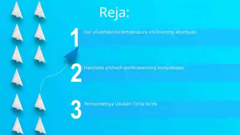Termometriya usullari va ularning ahamiyati 2