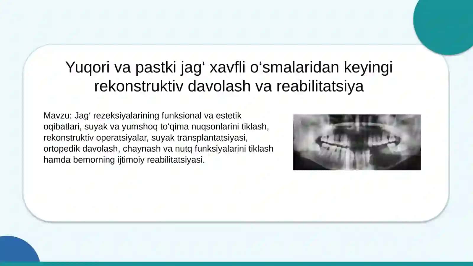 Yuz jag‘ jarrohligi 2