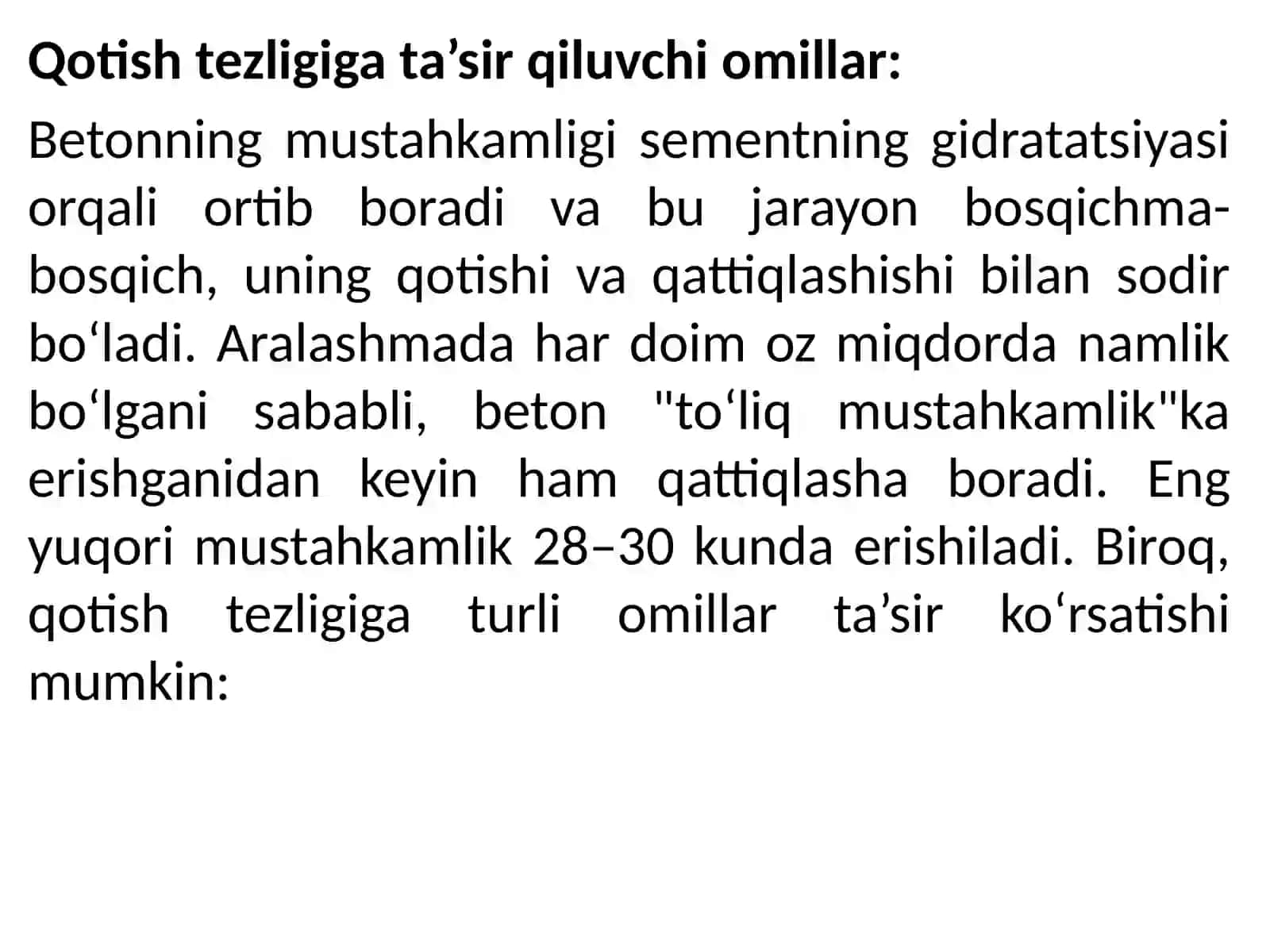 Beton qotish jarayonidan azorat 2
