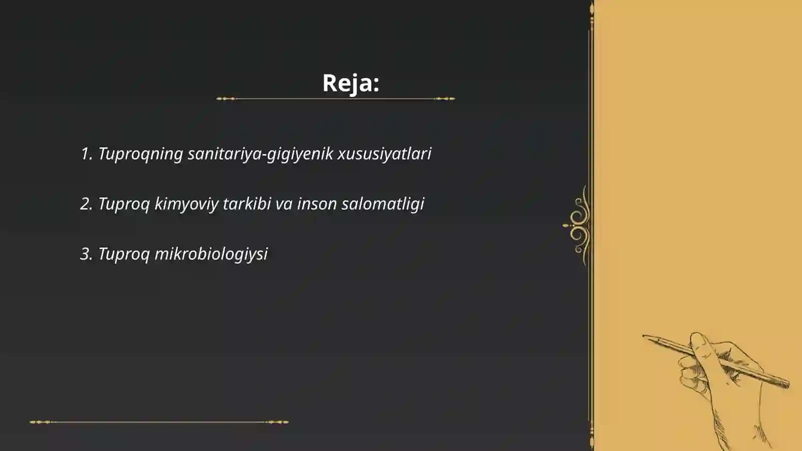 Tuproq gigiyenik epidemiologik ahamiyati 2