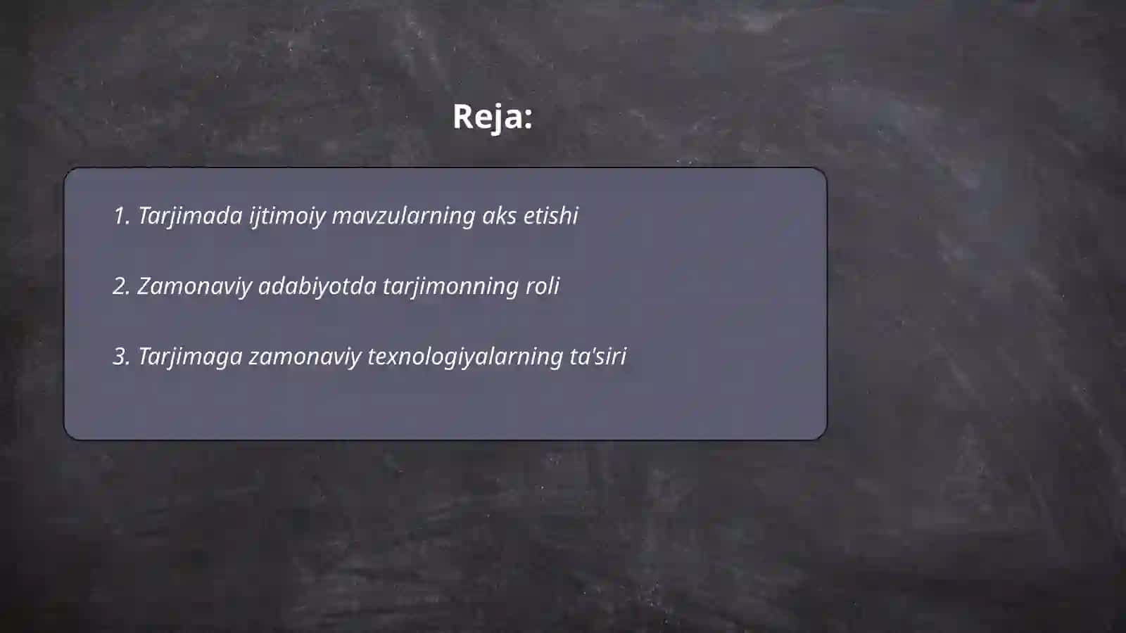 Tarjima va bugungi adabiy jarayon 2
