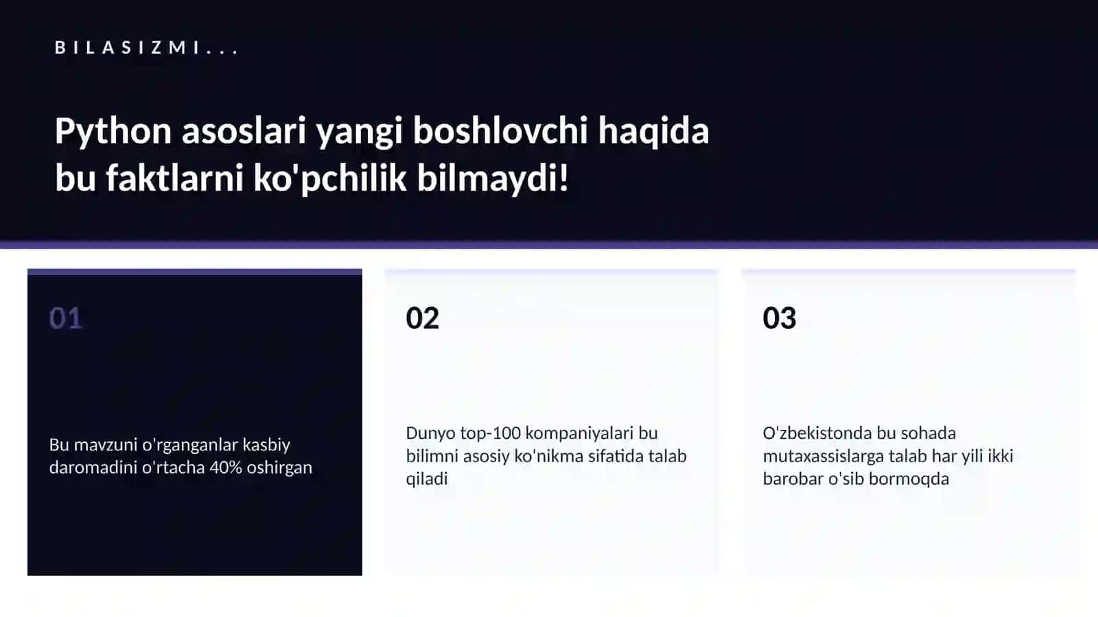 Python asoslari yangi boshlovchi 2