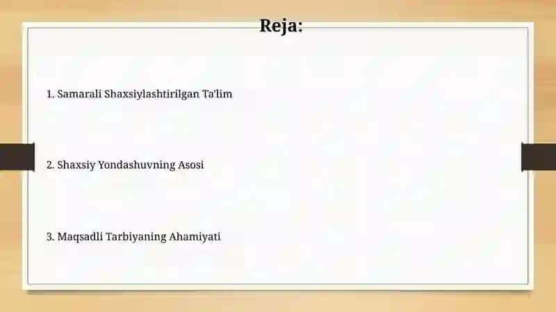 Samarali Shaxsiylashtirilgan Ta'lim 2