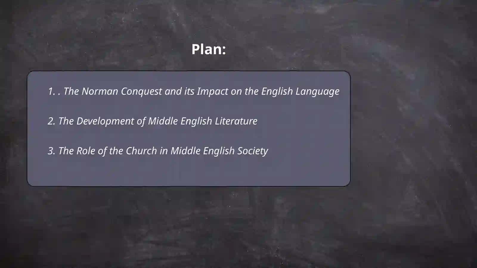 Middle English Period. Middle English Historical Background. The features of ME Problems for discussion 2