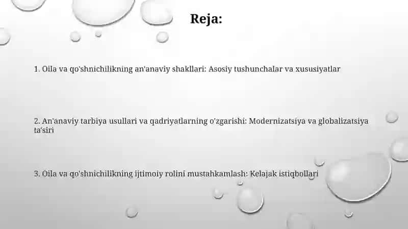 Oila va mahalla ijtimoiylashuvini an'anaviy shakllari 2