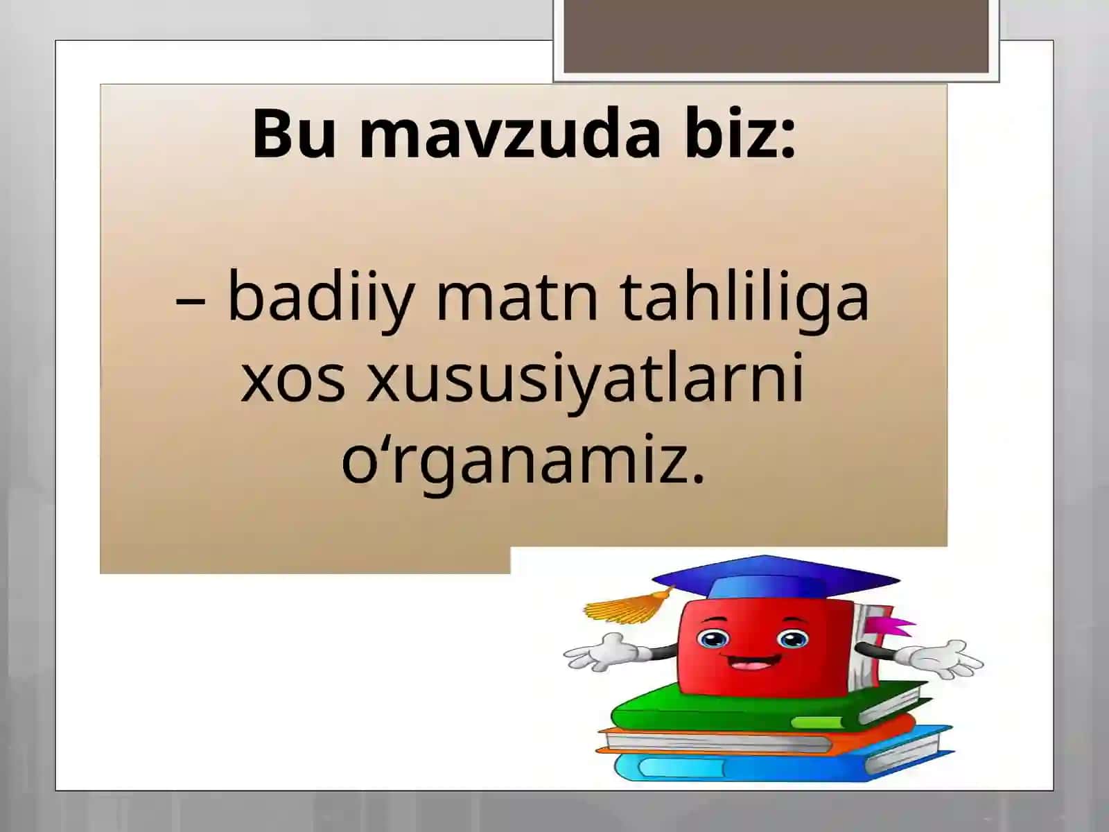 Badiiy tahlil asoslari 2