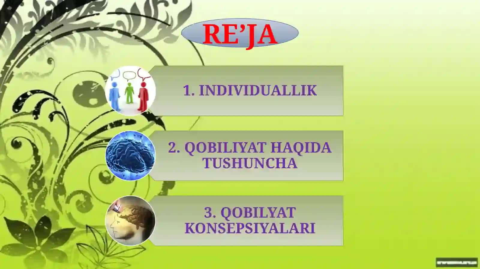 QOBLIYAT HAQIDA TUSHUNCHA 2