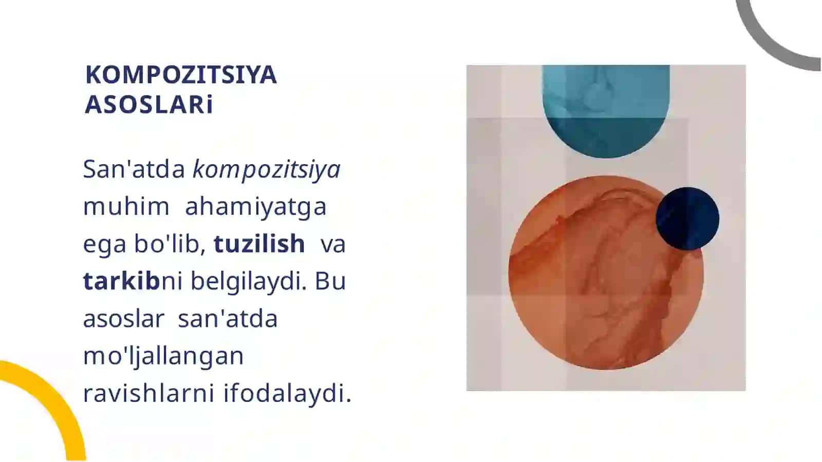 KOMPOZITSIYA  ASOSLARI 2
