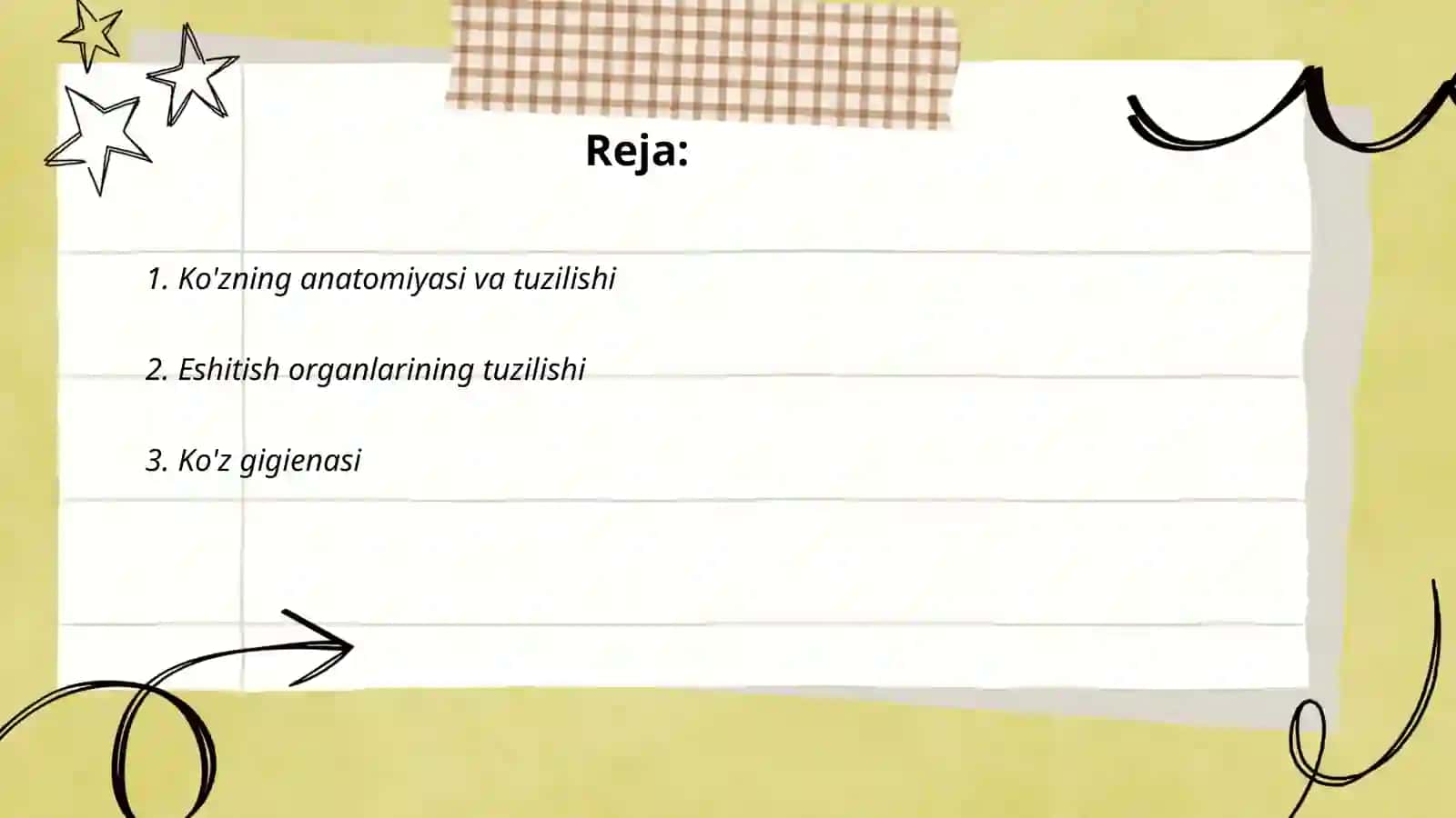 Ko'zing anatomiyasi va tuzilishi 2