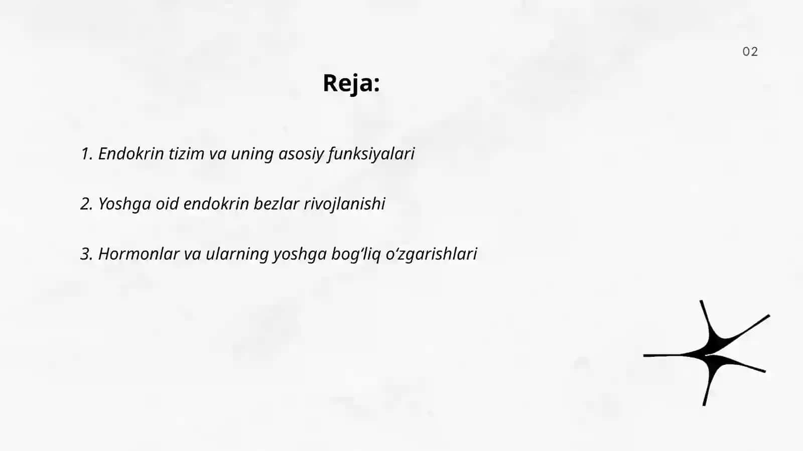 Endokrin tizimining yoshga oid fiziologiyasi va gigiyenasi 2