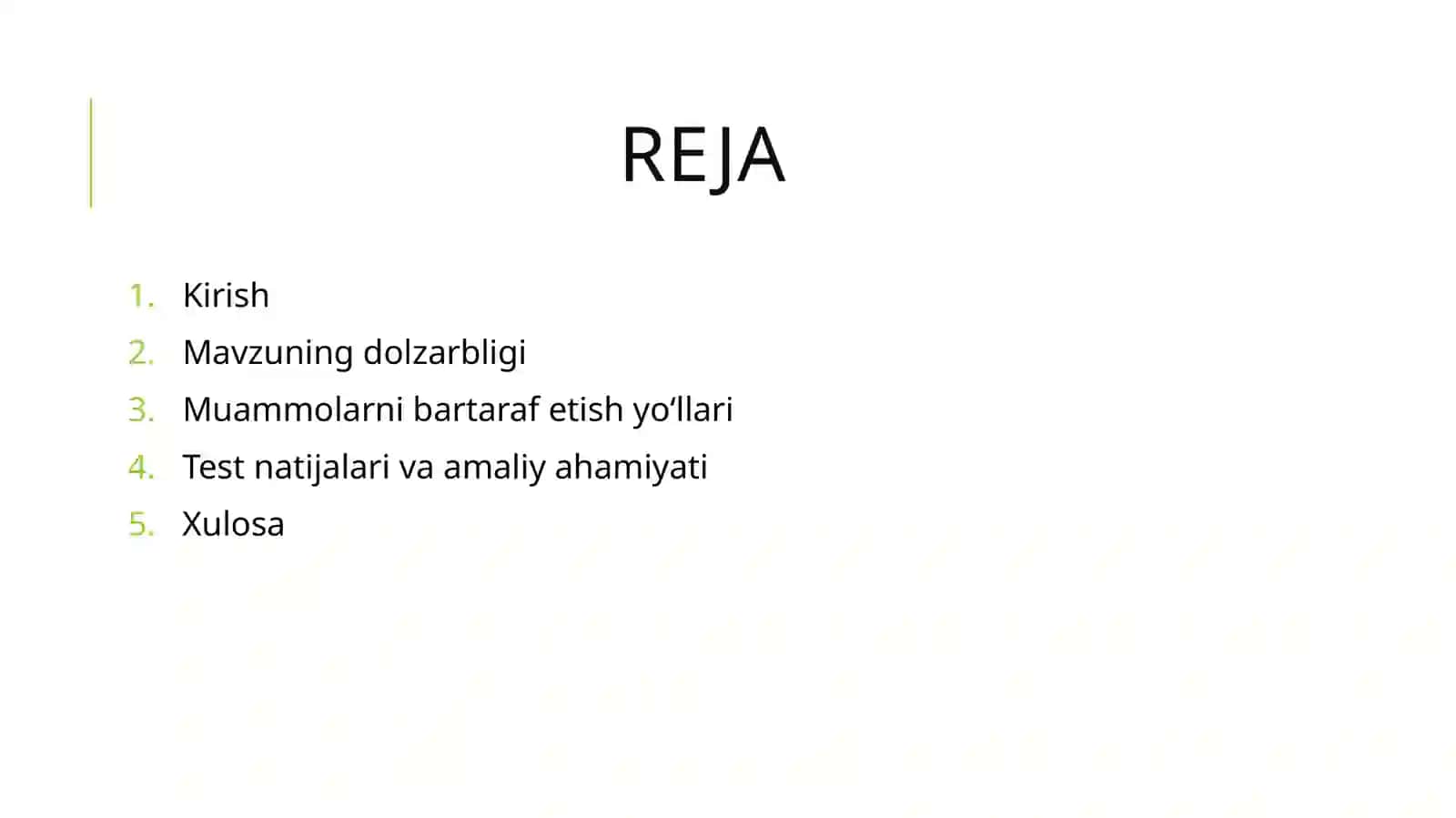 Hozirgizamon psixologiyasida testning dolzarb muammolari mavzusida tayyor taqdimot 2