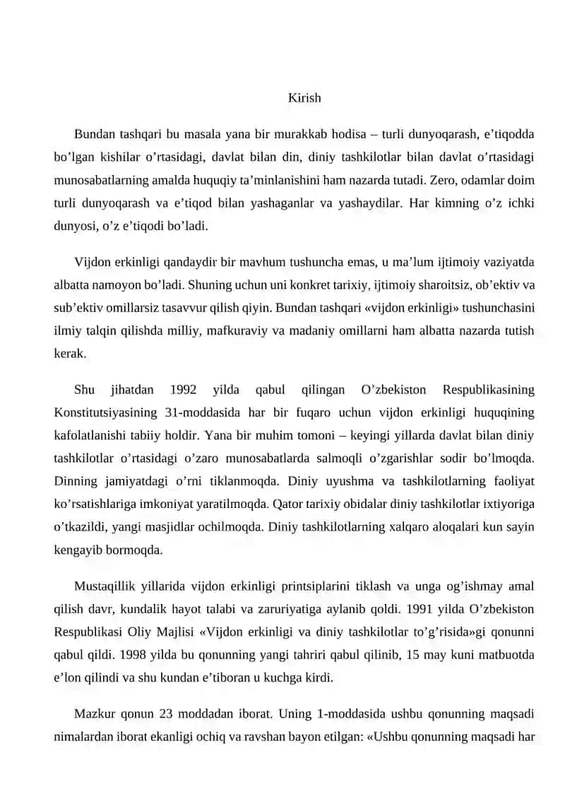 O’zbekistonda faoliyat yurituvchi diniy tashkilotlar 2