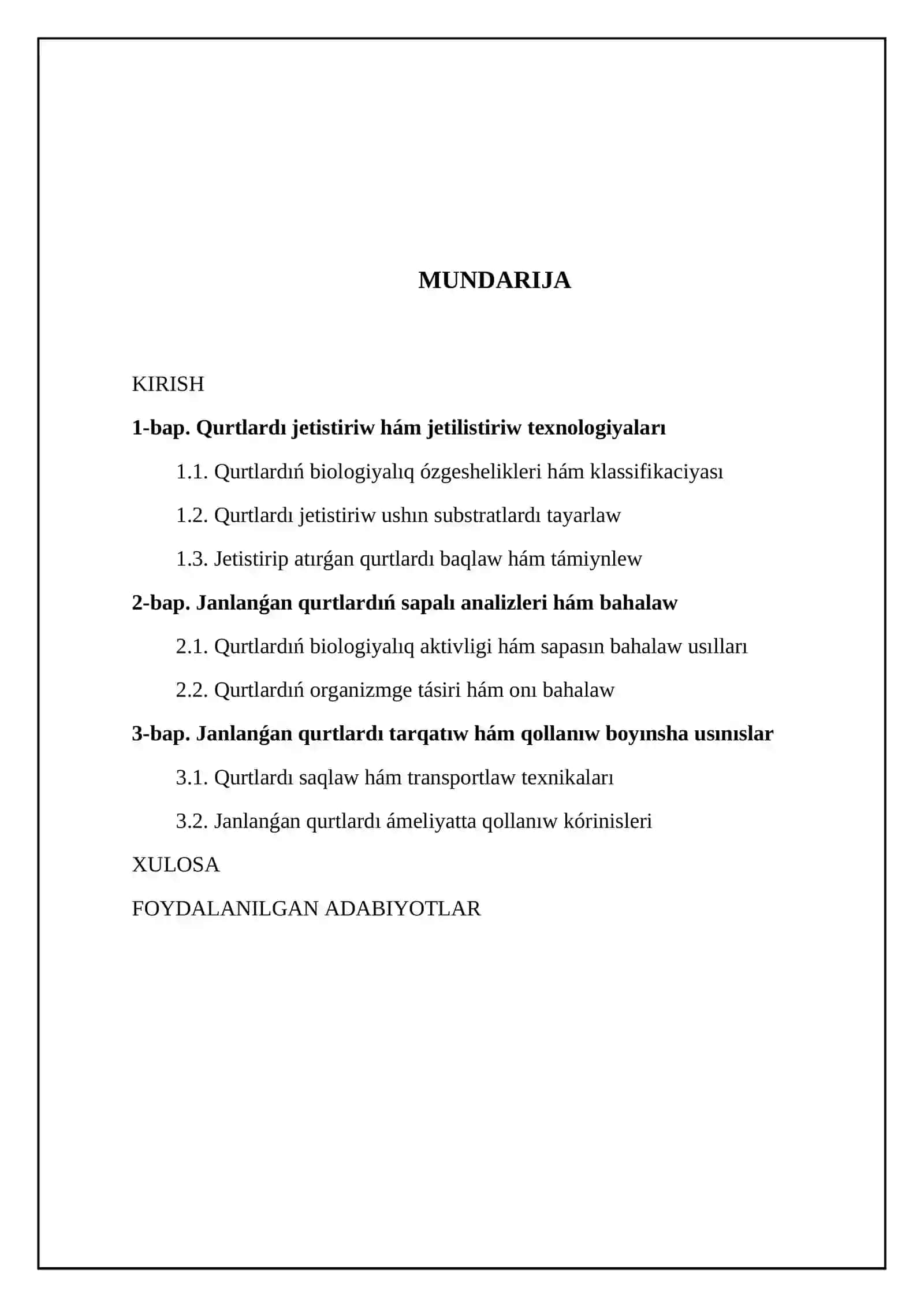 Janlanǵan qurtlardı baqlaw hám tarqatıw 2