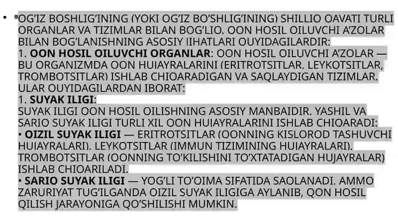 Og'iz bo'shlig'ining shilliq qavati 2
