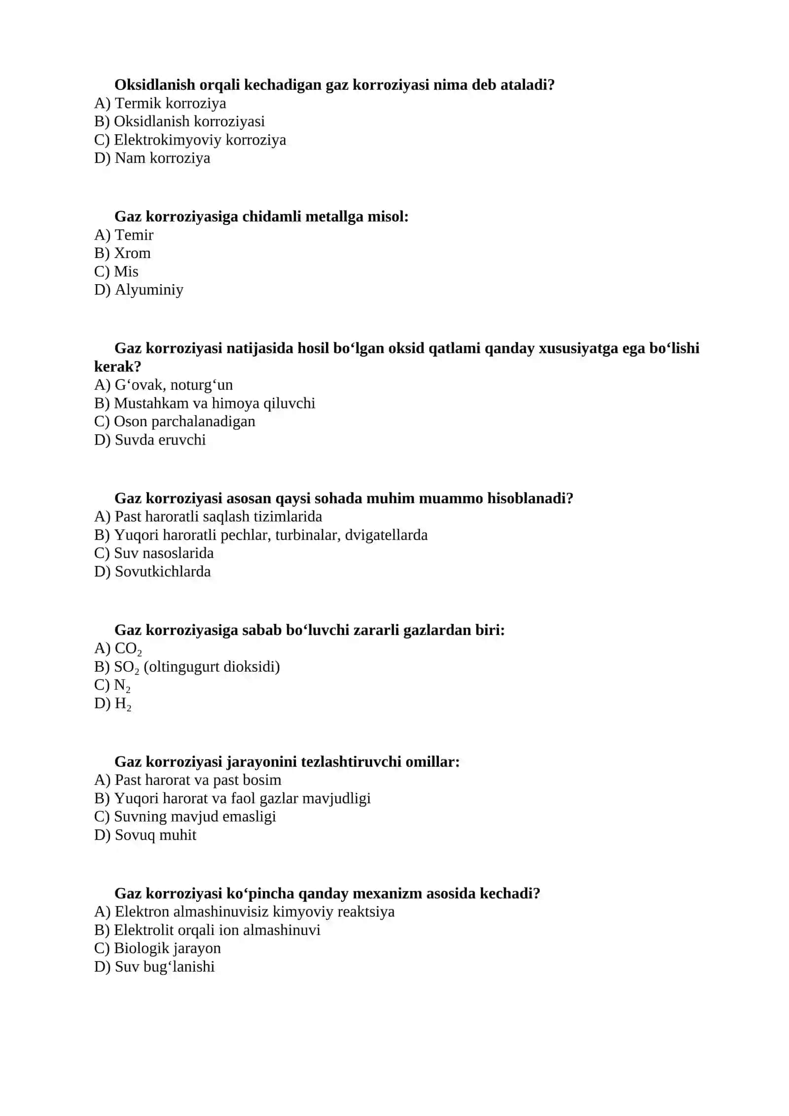 Gaz korroziyasi 2