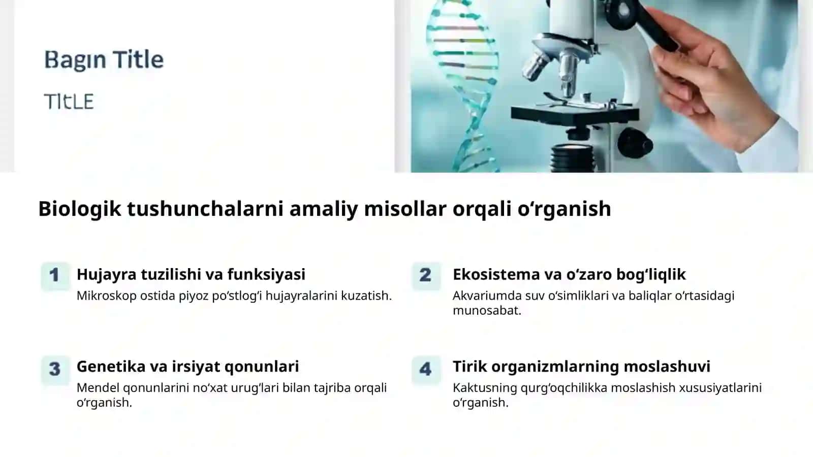 Biologiyada ilmiy dunyoqarashni shakllantirish 2