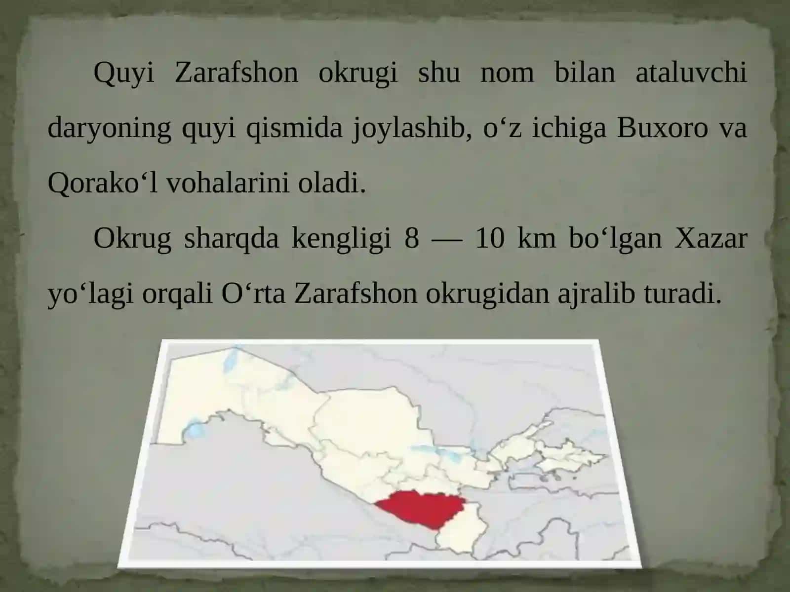 QUYI ZARAFSHON TABIIY GEOGRAFIK OKRUGI 2
