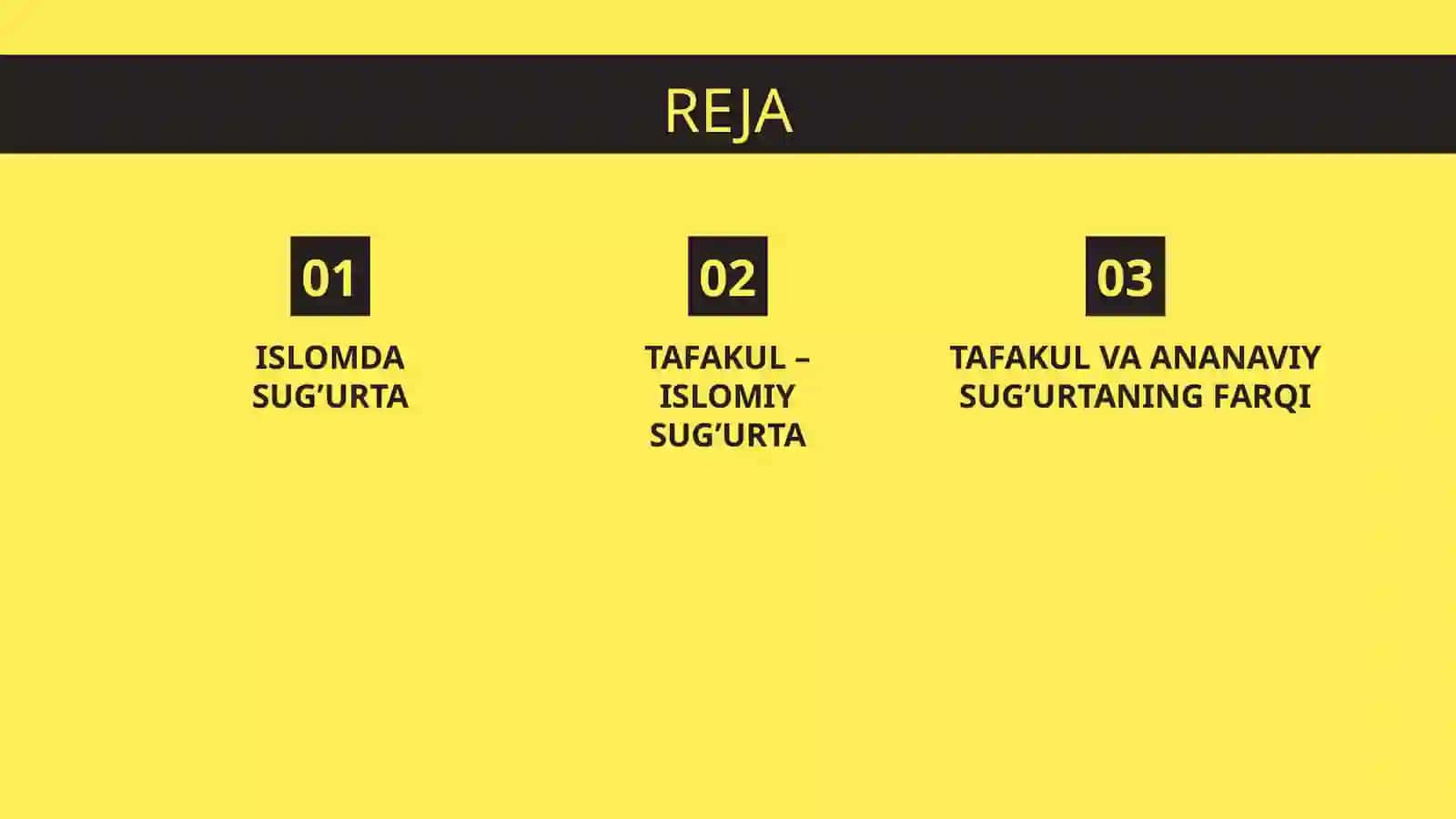 ISLOMIYSUG’URTA - TAKAFUL 2