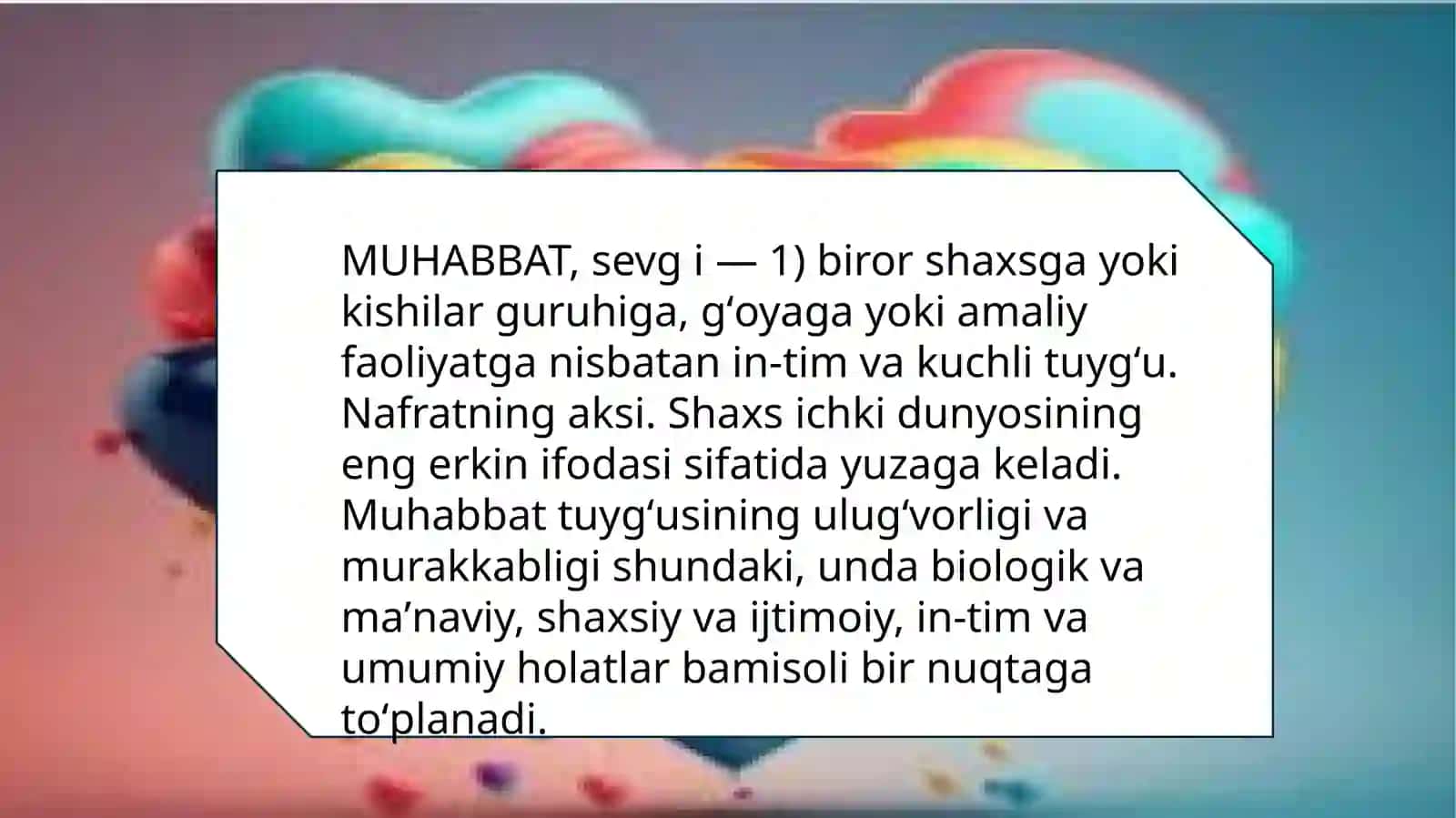 Muhabbat psixologiyasi 2