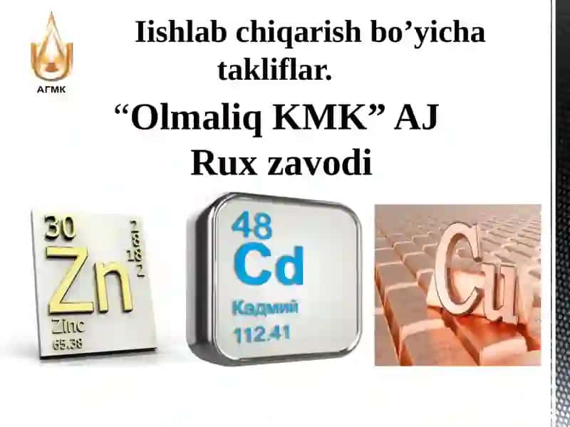 Cadmium Bronze, Cu-Cd-Zn ishlab chiqarish 2