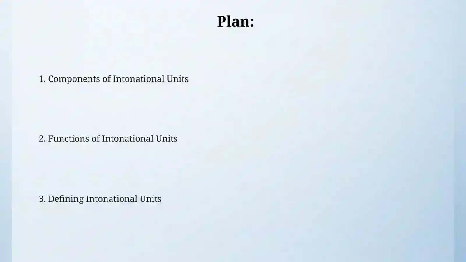 INTONATIONAL UNITS IN PHONETICS 2