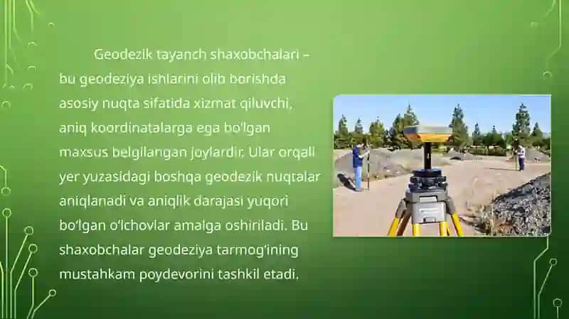 Geodezik tayanch shaxobchalari 2