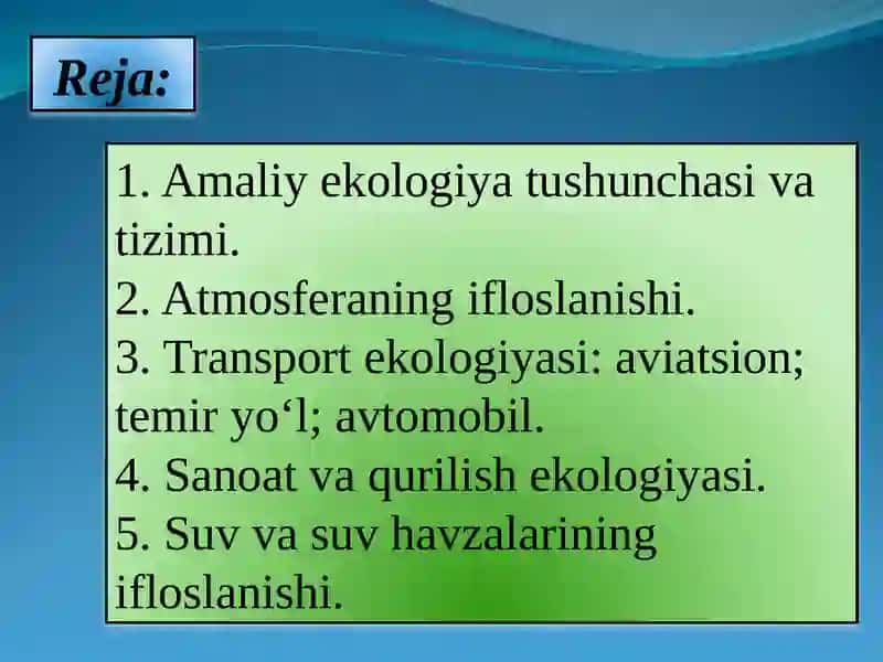 Ekologiya 2