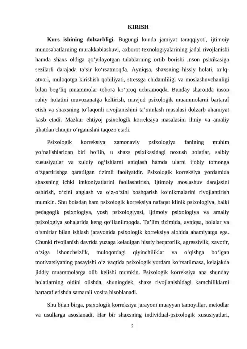 Psixologik korreksiya 2