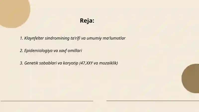 Klaynfelter sindromi 2
