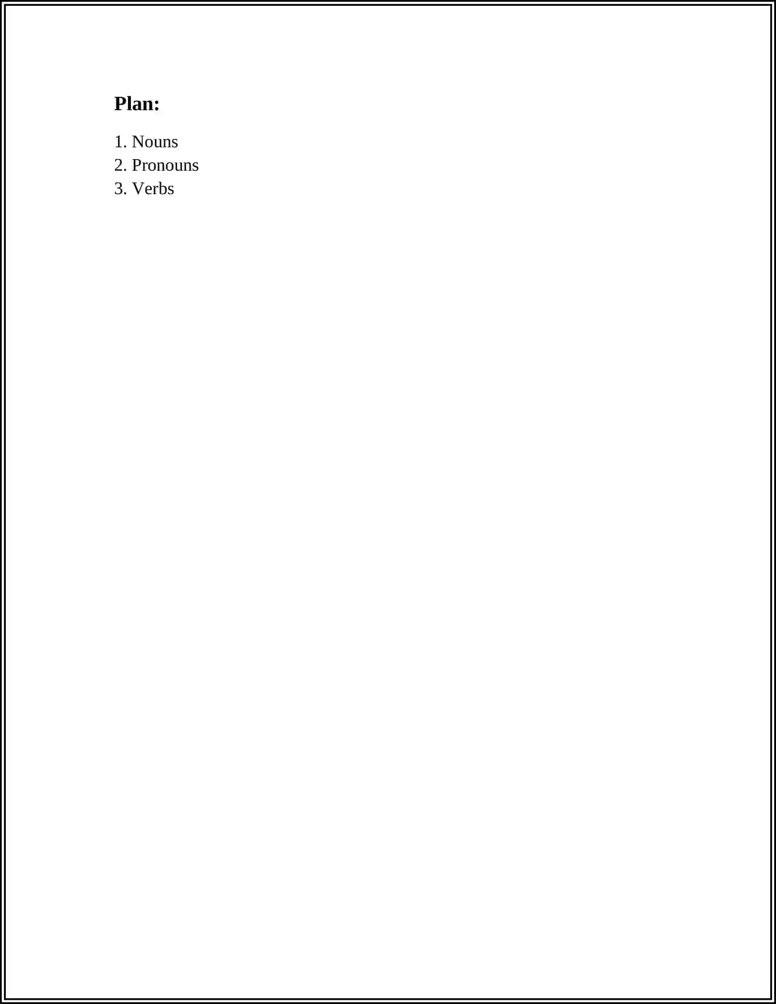 Theme: WORD CLASSES AND IT'S STRUCTURE 2