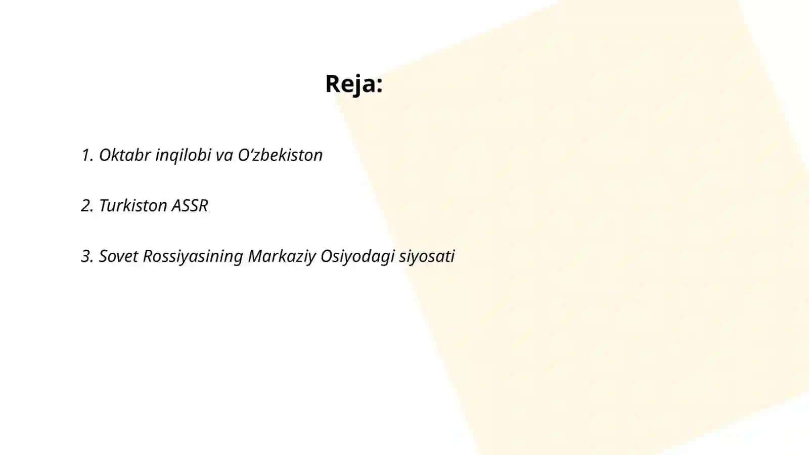 Oʻzbekiston SSR ning tashkil topishi 2