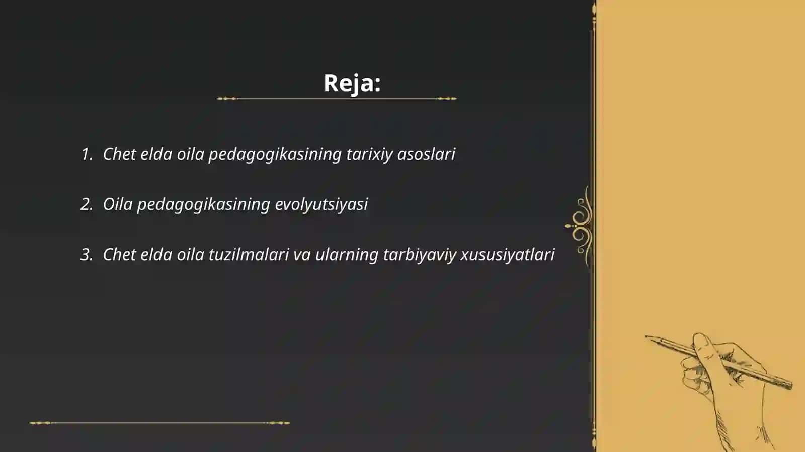 Chet elda oila pedagogikasining rivojlanish tarixi 2