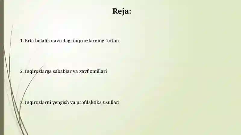 Ilk bolalik davr inqirozi 2