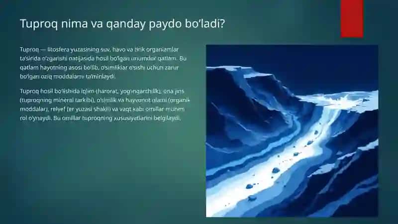 Tuproq va uning xususiyatlari 2