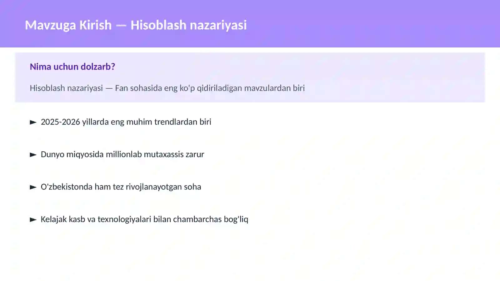 FAN | MATEMATIKA ZAMONAVIY 2