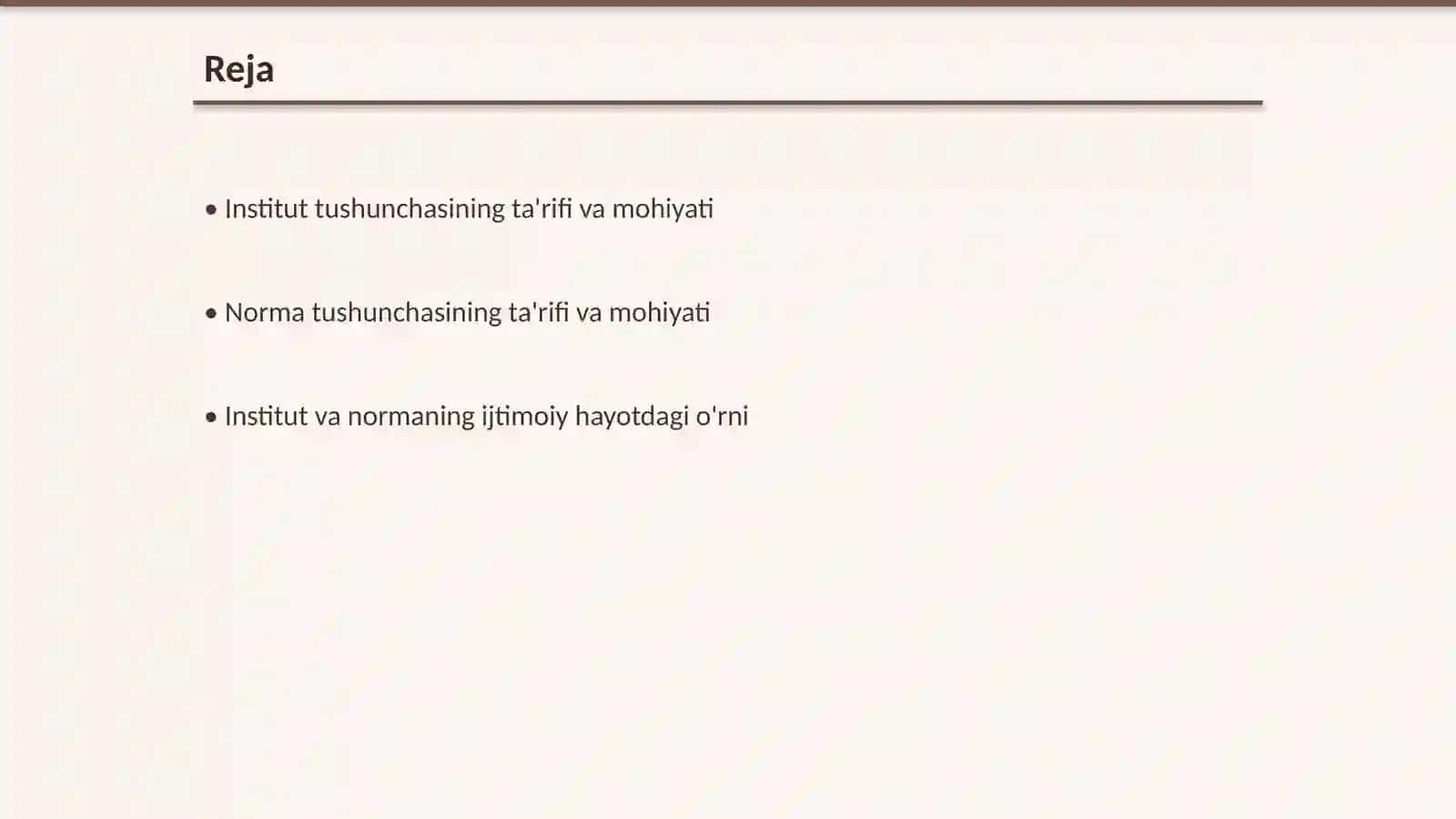 Institut va norma tushunchalarining mohiyati 2