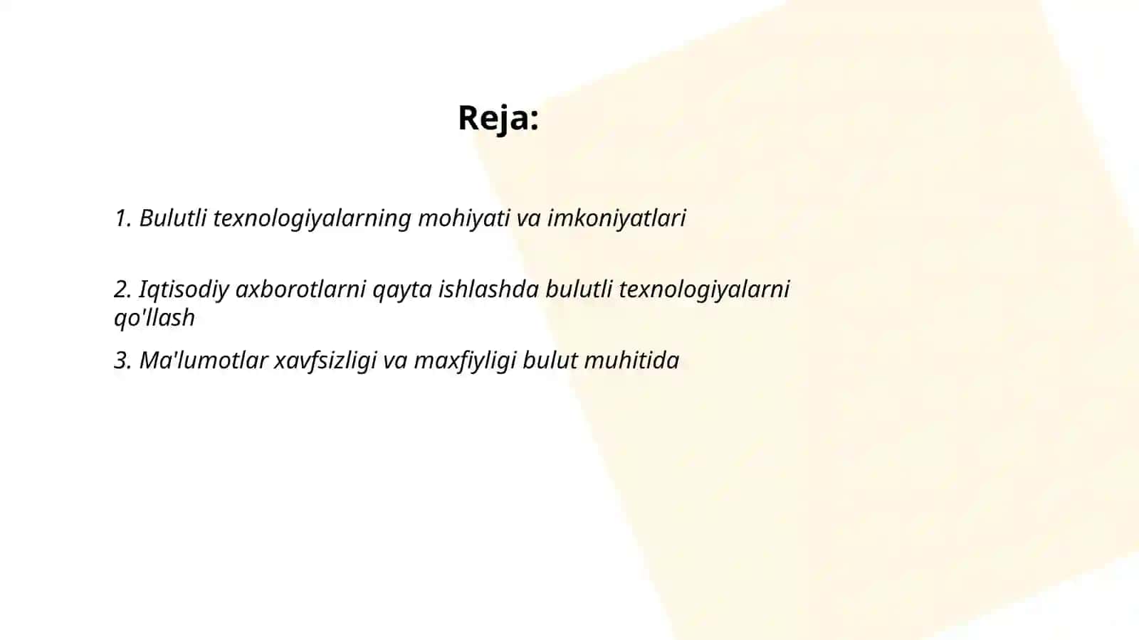 Bulutli Texnologiyalardan Foydalanish 2