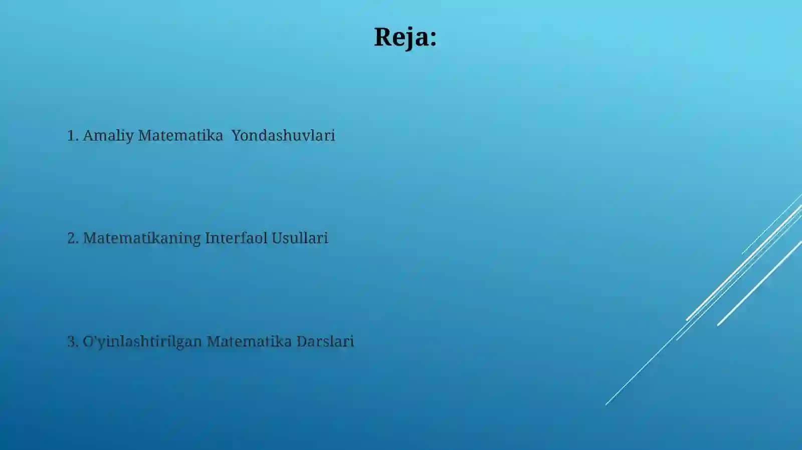 Matematika oʻqitish maxsus metodikasi 2