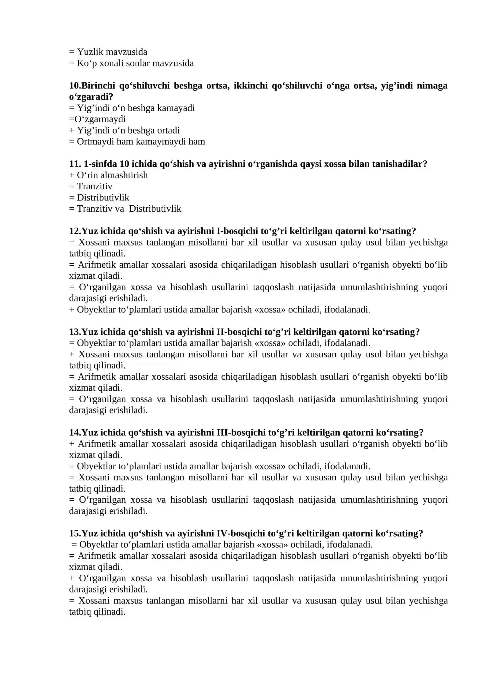 Raqamlash metodikasi 2