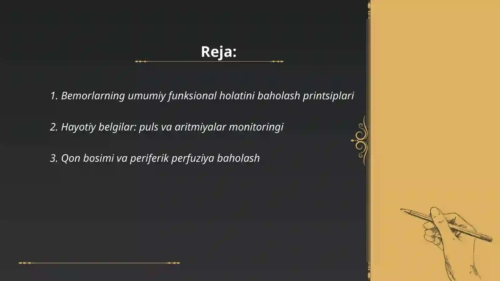 Bemorlarning funksional holatini baholash 2